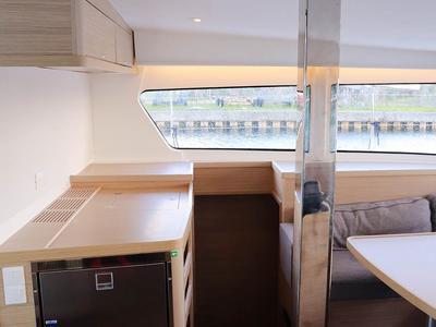 Galley of Odyssey_X, a Lagoon 42 catamaran at Road Town, British Virgin Islands
