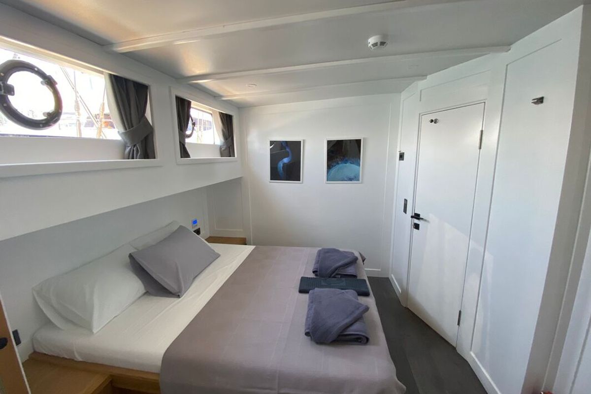Cabin on Albatros M, a Unknown Albatros M yacht at Fethiye, Turkey