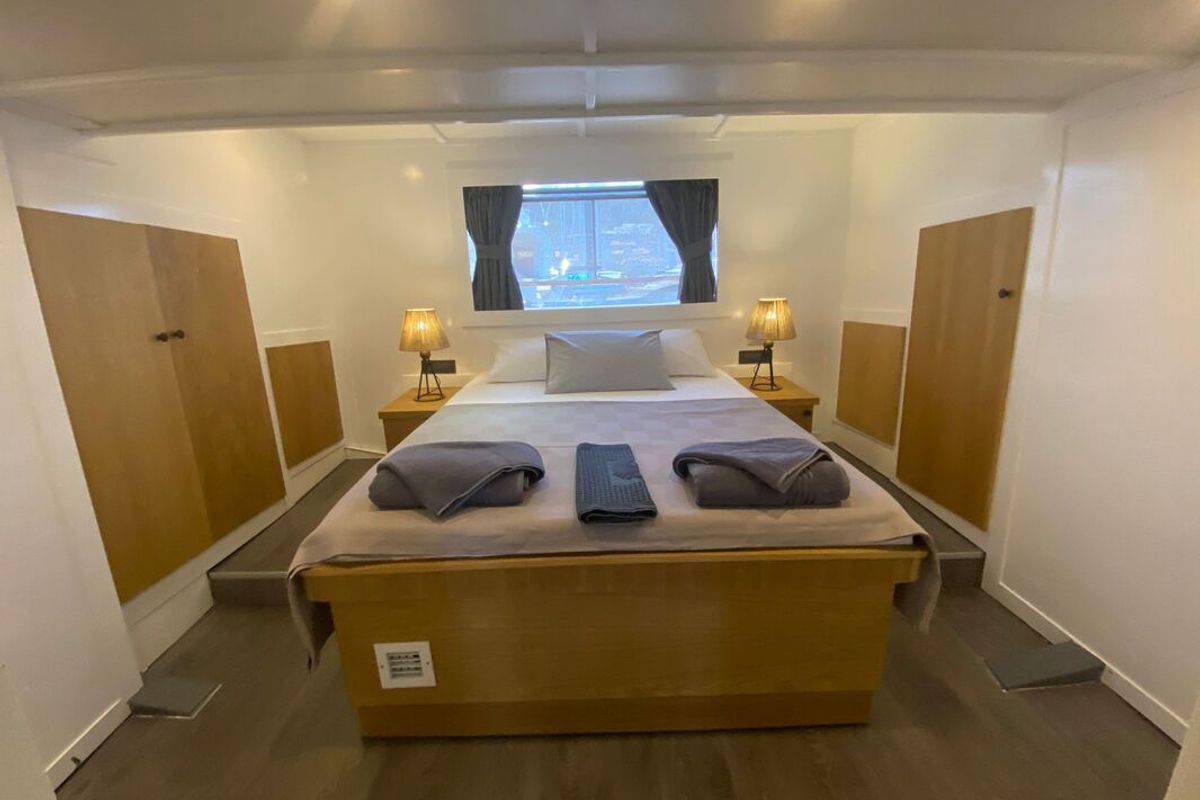 Cabin on Albatros M, a Unknown Albatros M yacht at Fethiye, Turkey