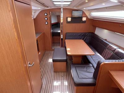Salon of Pepper, a Bavaria Cruiser 41 sailboat at Barth, Germany