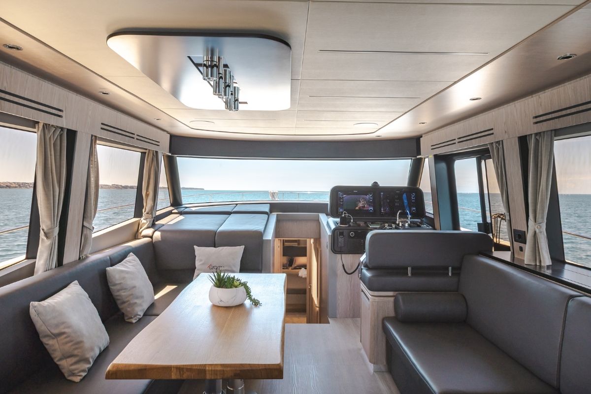 Head on Seven Seas, a Greenline 58 Fly yacht at Pirovac, Croatia