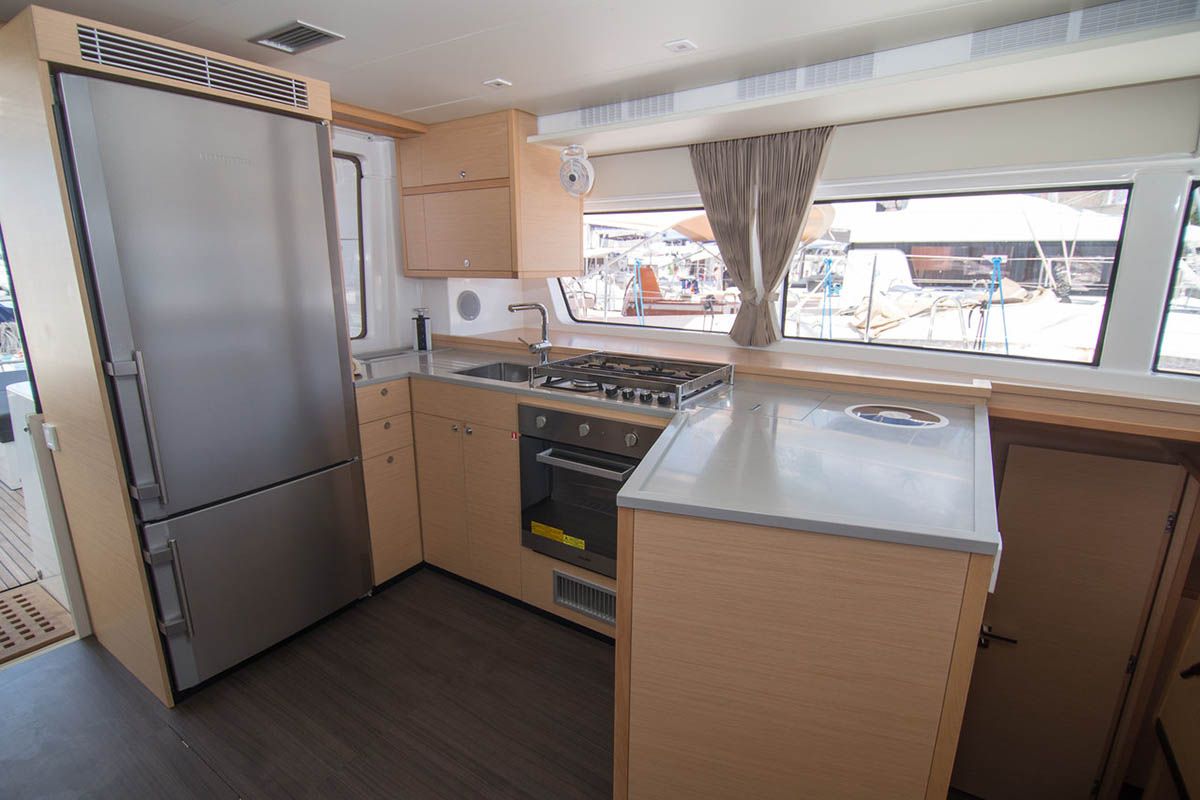 El Presidente 721/2025, a Lagoon 52 F catamaran at Palma de Mallorca, Spain