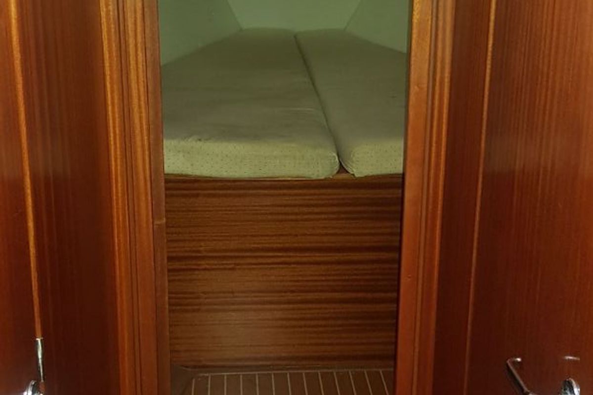 Cabin on Gin, a Bavaria 44 sailboat at Punat, Croatia