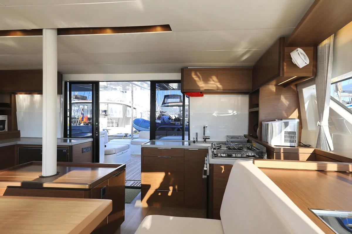 Galley of Ragnar, a Lagoon 50 OW catamaran at Općina Sukošan, Croatia