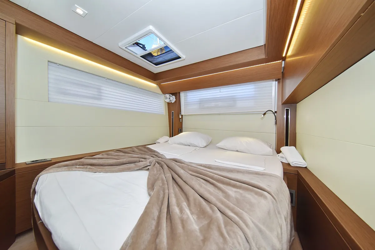 Galley of Ragnar, a Lagoon 50 OW catamaran at Općina Sukošan, Croatia