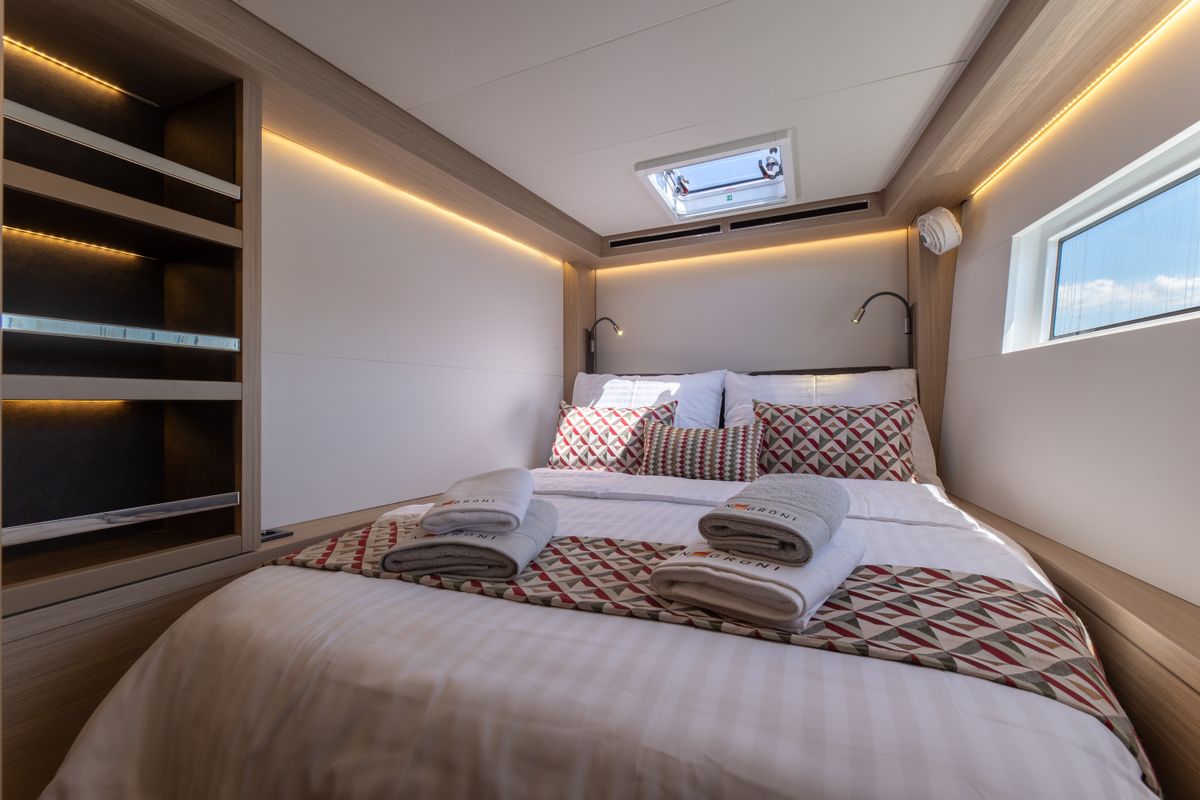 Cabin on Negroni, a Lagoon 51 catamaran at Općina Rogoznica, Croatia