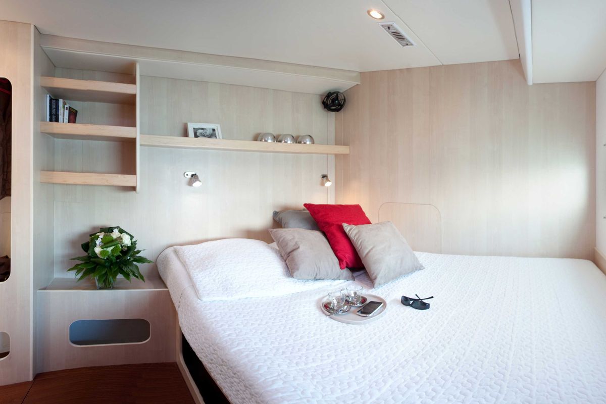 Cabin on Cabin B06 (RM), a Catlante catamarans Catlante 600 catamaran at Eden Island Marina, Seychelles