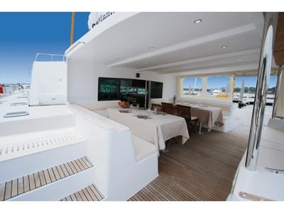 Deck of Cabin B06 (RM), a Catlante catamarans Catlante 600 catamaran at Eden Island Marina, Seychelles