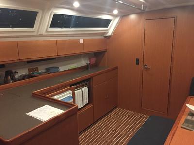 Galley of Topcu, a Bavaria Cruiser 46 sailboat at Fethiye, Turkey