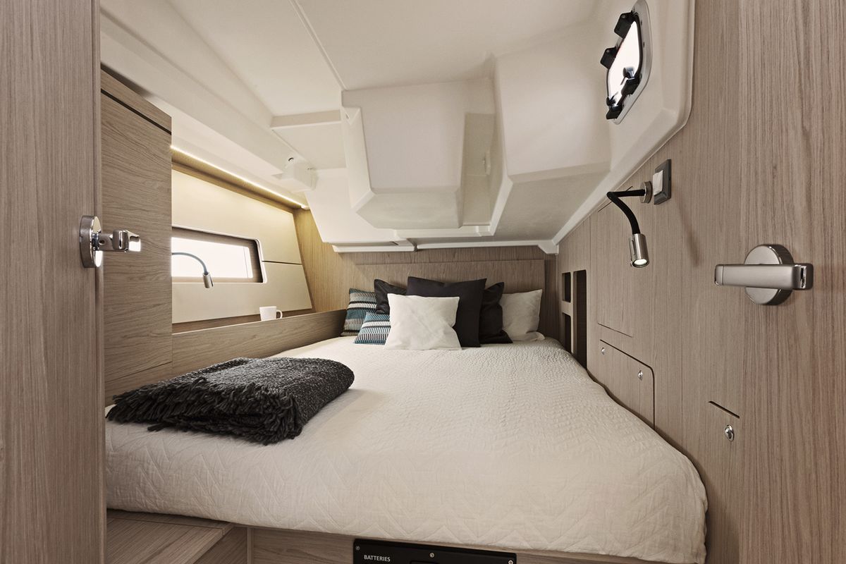 Cabin on Larimar, a Beneteau Oceanis 46.1 sailboat at Municipal Unit of Lefkada, Greece