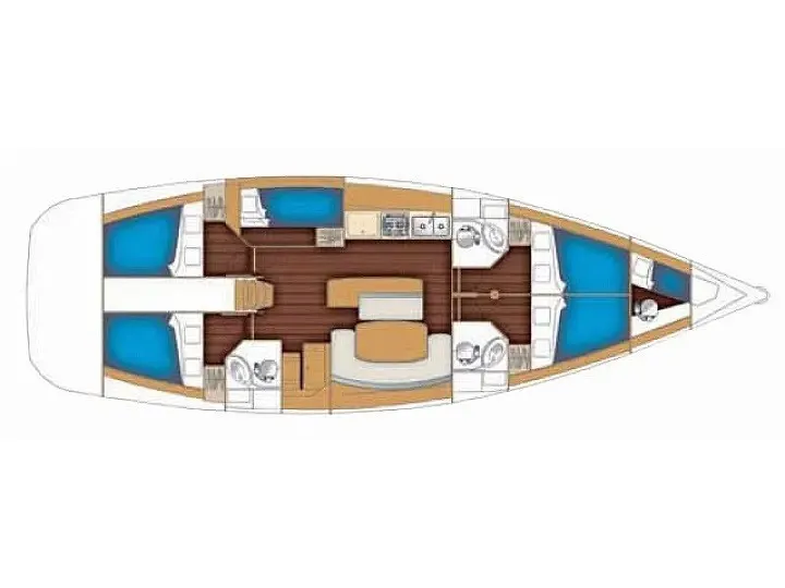 Cyclades 50.5 08, a Beneteau Cyclades 50.5 sailboat at Athens, Greece