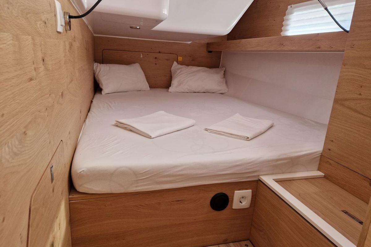 Cabin on My Dreams, a Elan Impression 45 sailboat at Grad Pula, Croatia
