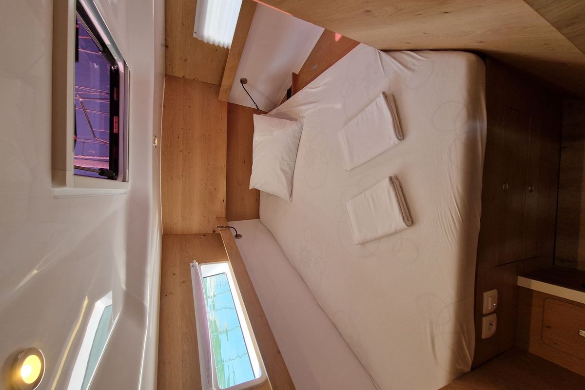 Cabin on My Dreams, a Elan Impression 45 sailboat at Grad Pula, Croatia