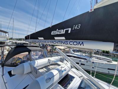 Deck of My Dreams, a Elan Impression 45 sailboat at Grad Pula, Croatia