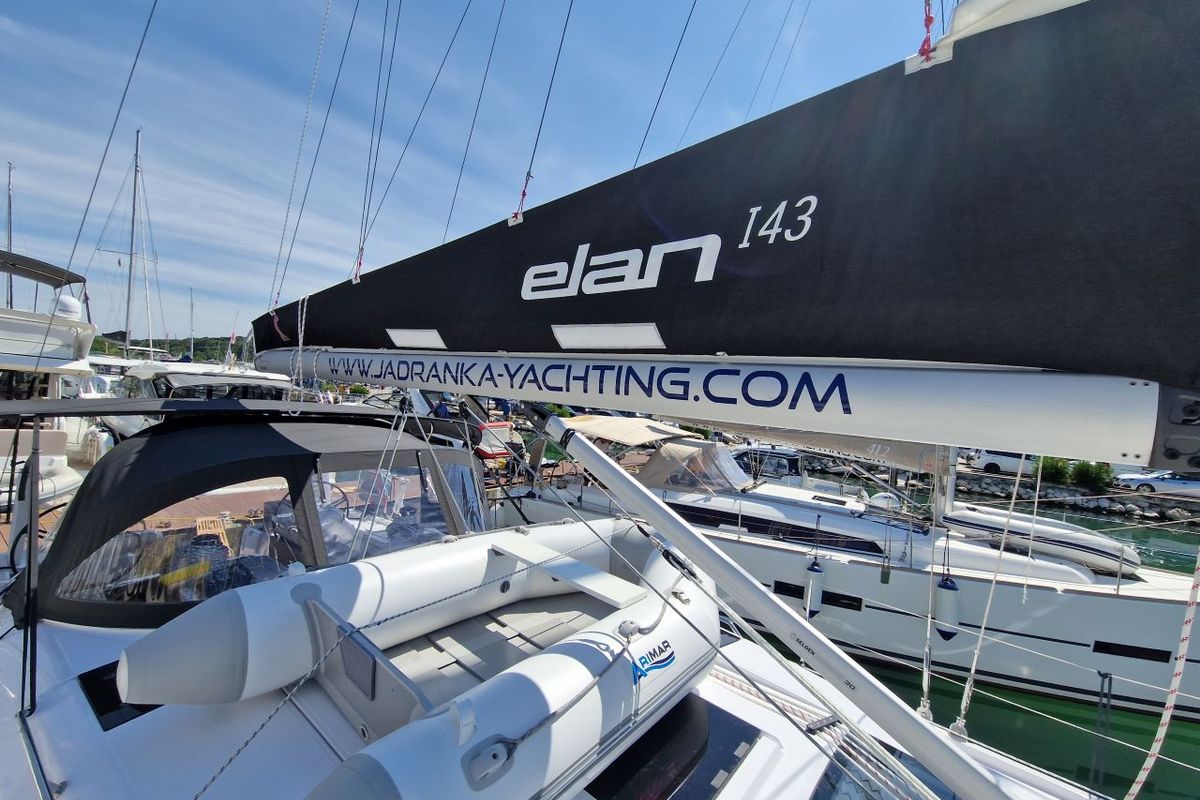 Deck of My Dreams, a Elan Impression 45 sailboat at Grad Pula, Croatia