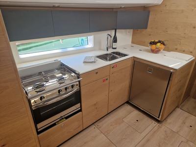 Galley of My Dreams, a Elan Impression 45 sailboat at Grad Pula, Croatia
