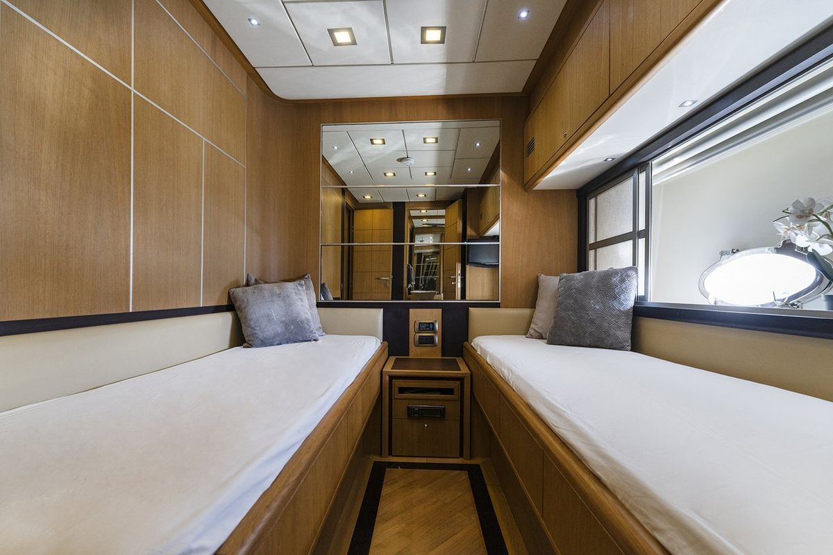 Cabin on Auri, a Abacus Marine Abacus 70 yacht at Port d'Andratx, Spain