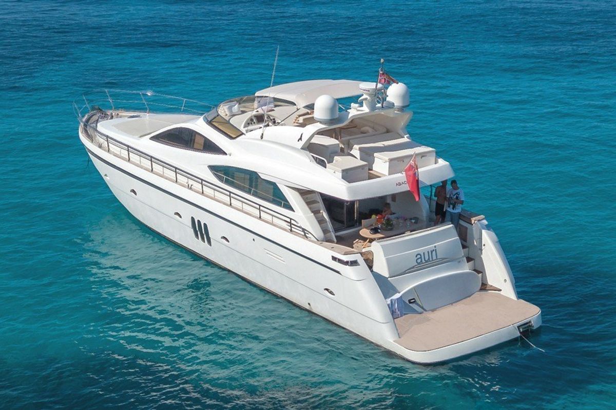 Exterior view of Auri, a Abacus Marine Abacus 70 yacht at Port d'Andratx, Spain