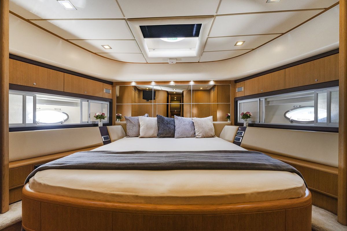 Cabin on Auri, a Abacus Marine Abacus 70 yacht at Port d'Andratx, Spain