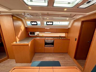 Galley of Nala, a Bavaria Cruiser 46 sailboat at Općina Sukošan, Croatia
