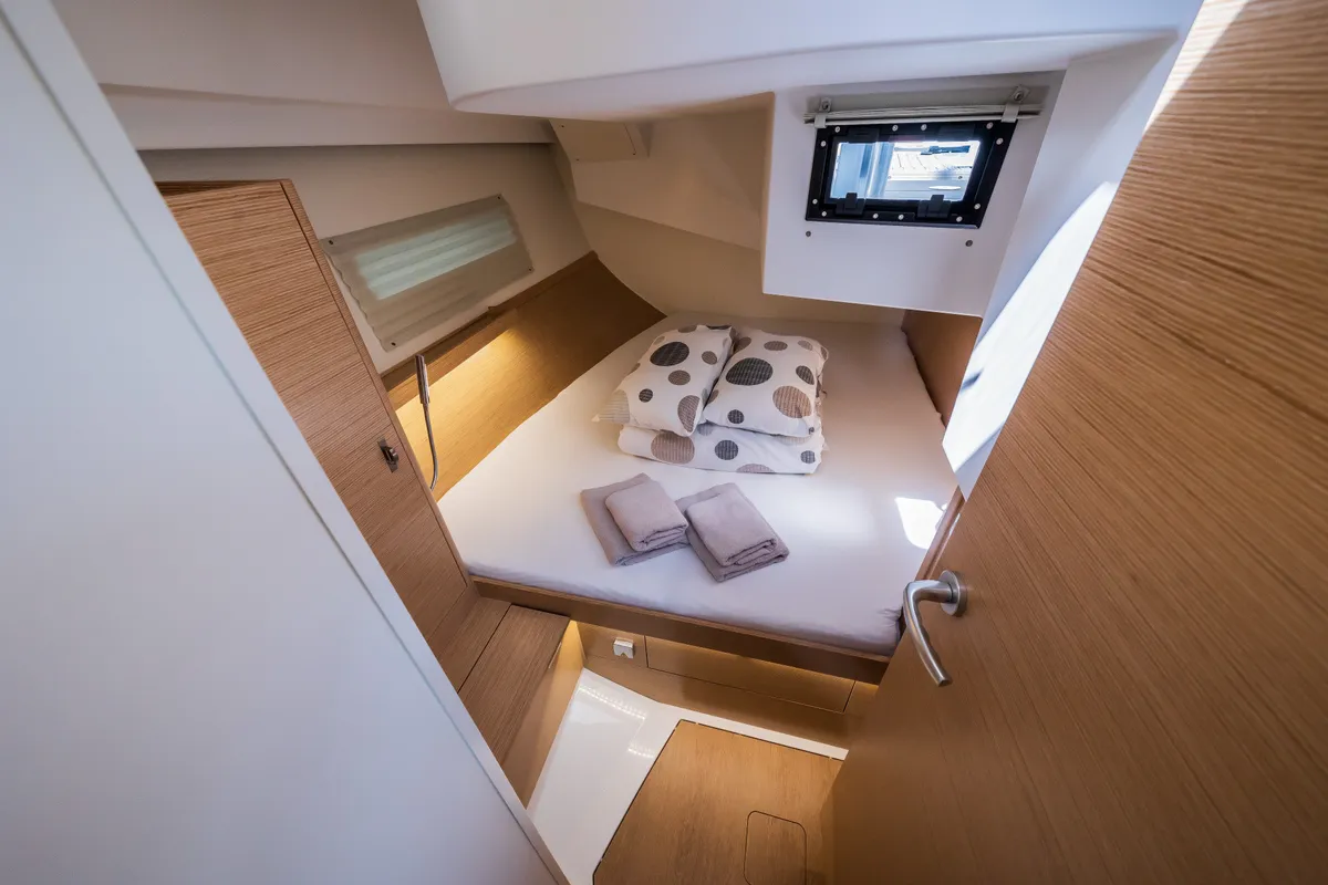 Cabin on La Brisa, a Hanse Yachts Hanse 410 sailboat at Grad Kaštela, Croatia
