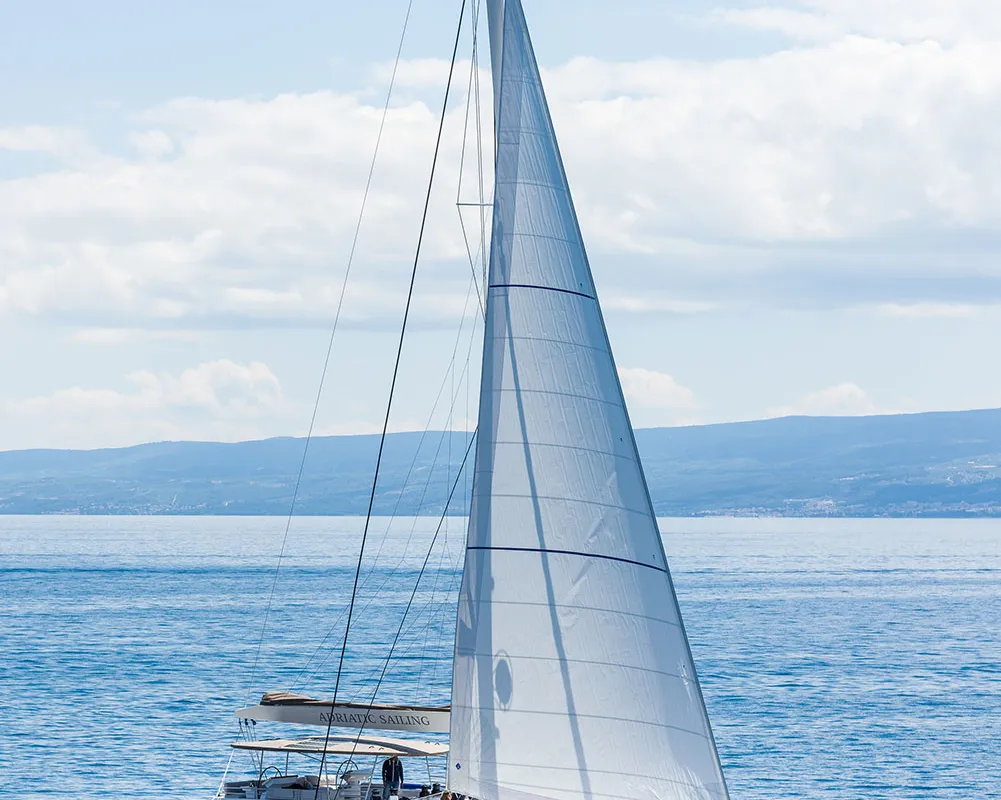 Opal, a Lagoon 620 catamaran at Split, Croatia