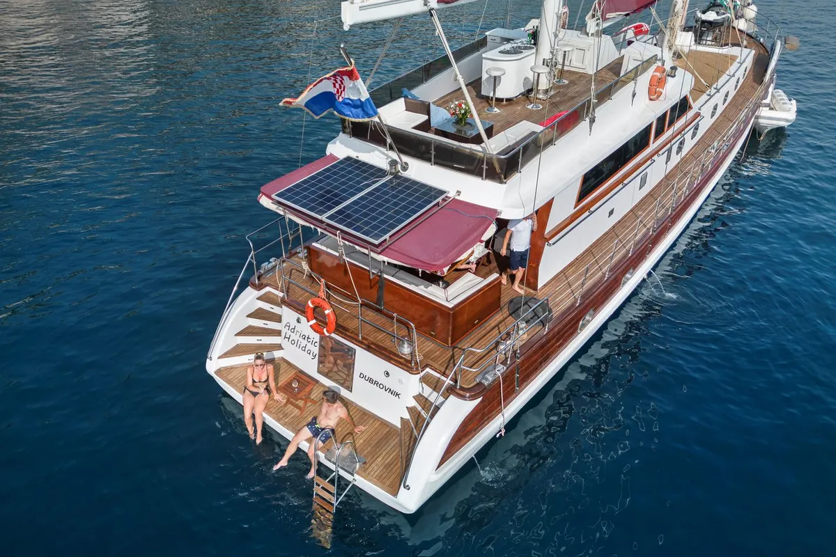 Adriatic Holiday, a Custom Made Adriatic Holiday yacht at Srebreno, Croatia