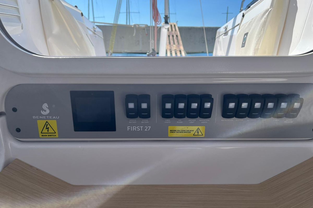 Suferina, a Beneteau First 27 sailboat at Split, Croatia