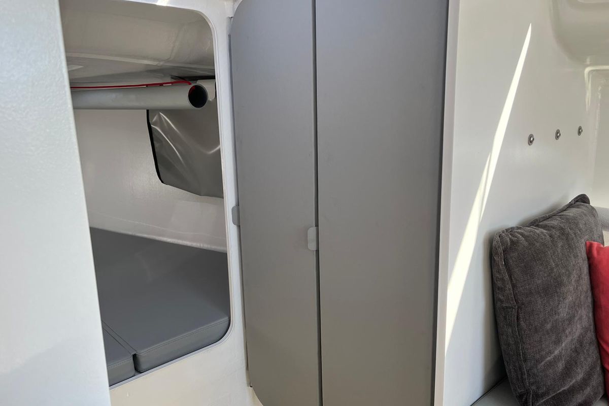 Cabin on Suferina, a Beneteau First 27 sailboat at Split, Croatia