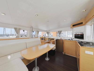 Salon of Caribbean, a Lagoon 400 catamaran at Općina Medulin, Croatia
