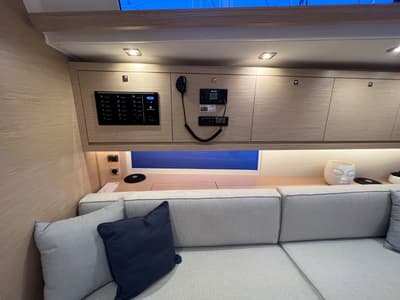 Salon of Andreja, a Dufour 470 sailboat at Grad Pula, Croatia