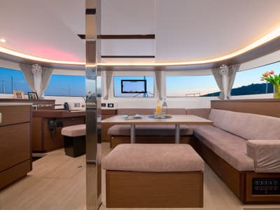 Salon of Sensation, a Lagoon 46 catamaran at Grad Trogir, Croatia