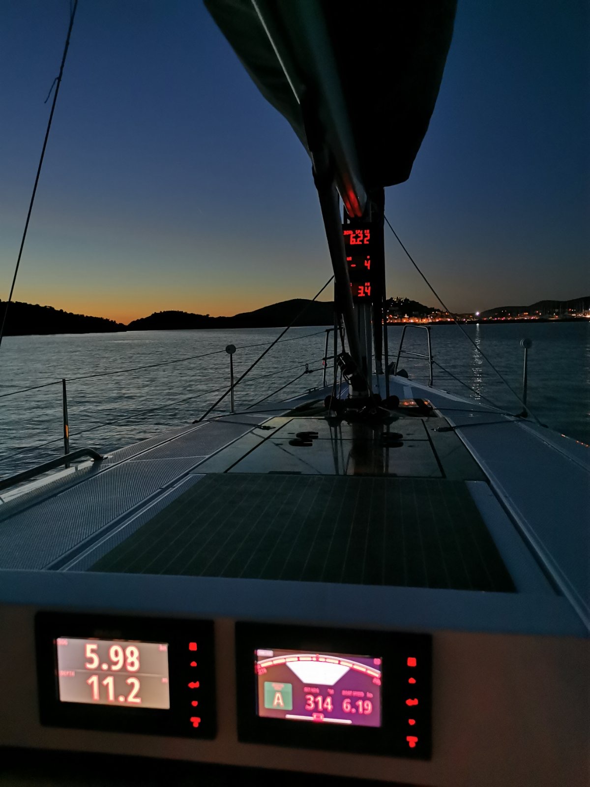 Elaya, a Elan E5 sailboat at Grad Biograd na Moru, Croatia