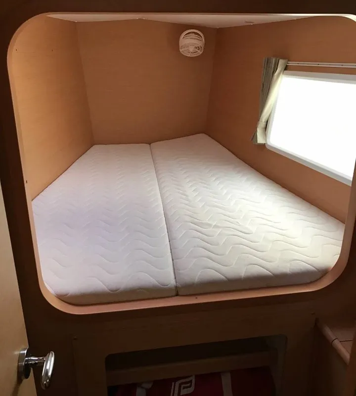 Cabin on Felicite, a Lagoon 380 S2 catamaran at Seychelles, Mahe, Seychelles