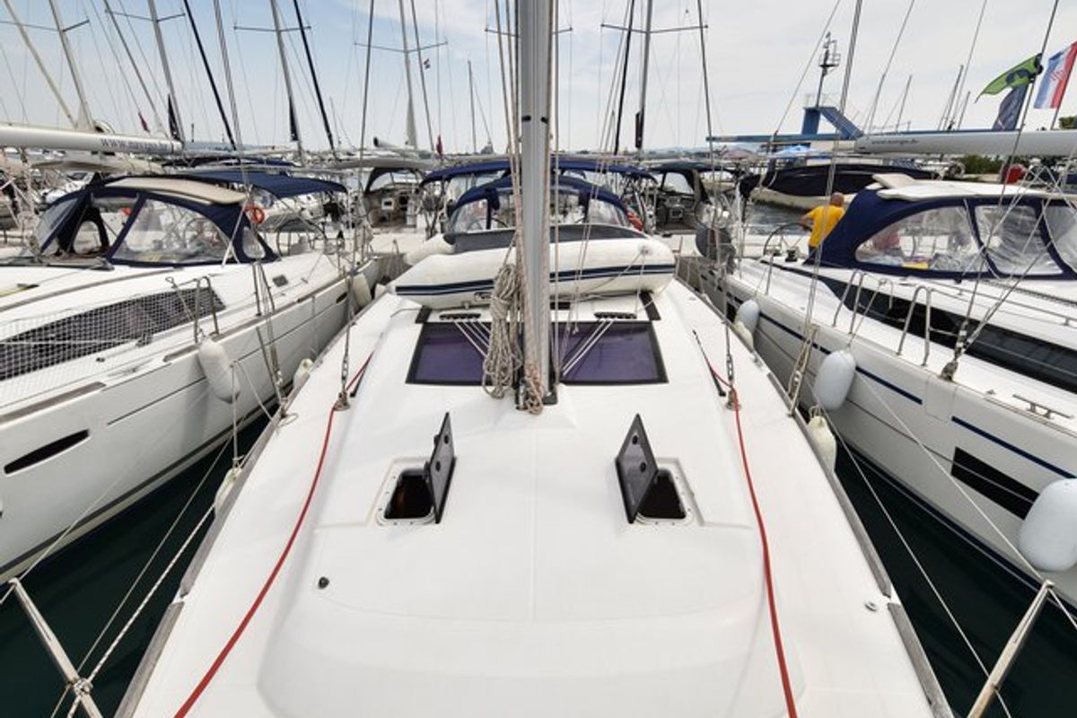 Stella, a Dufour 410 GL sailboat at Općina Sukošan, Croatia