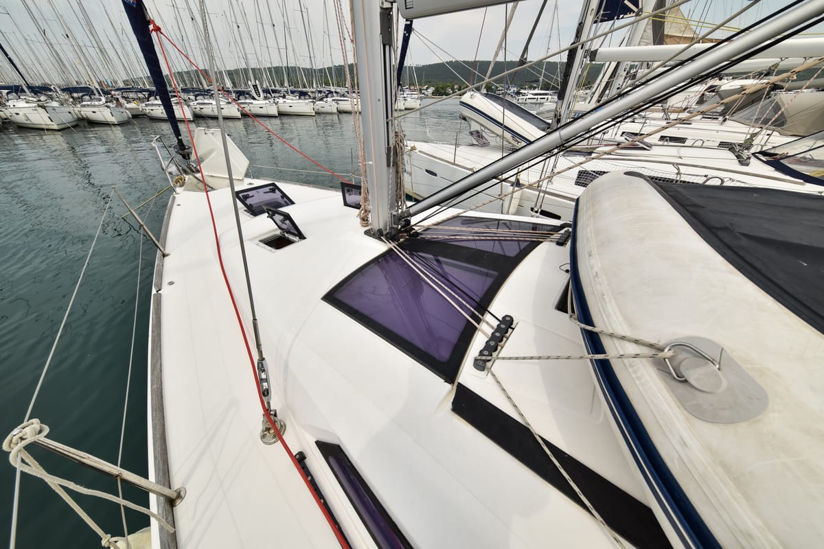 Stella, a Dufour 410 GL sailboat at Općina Sukošan, Croatia