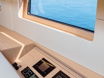 Cockpit of Utopia, a Beneteau Oceanis 46.1 sailboat at Volos Municipality, Greece
