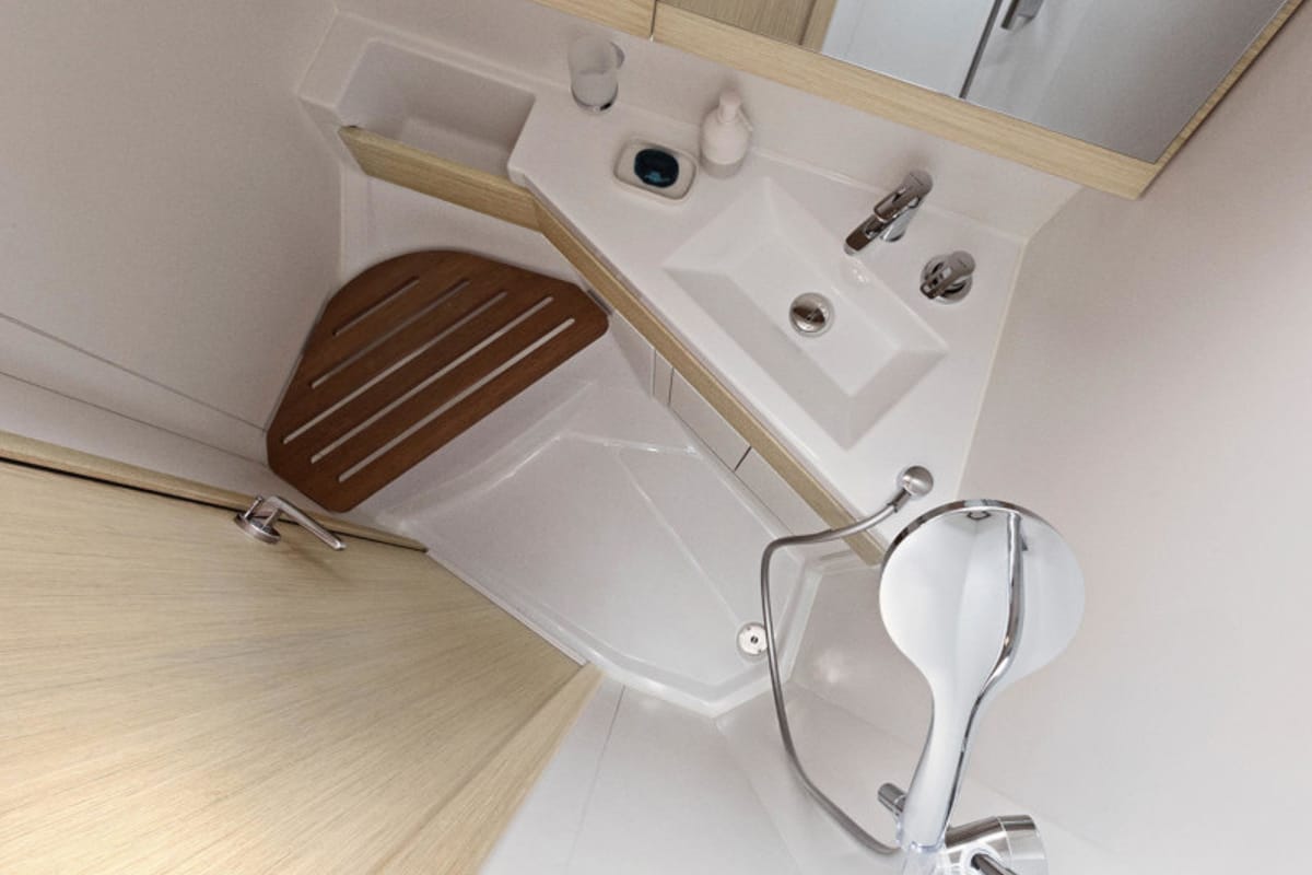 Head on Utopia, a Beneteau Oceanis 46.1 sailboat at Volos Municipality, Greece