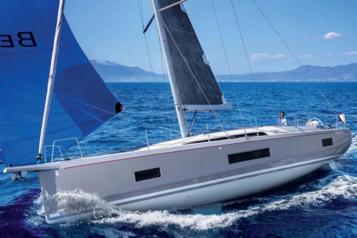 Exterior view of Utopia, a Beneteau Oceanis 46.1 sailboat at Volos Municipality, Greece