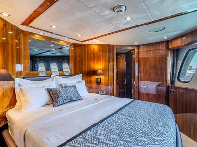 Cabin on Arago, a Sunseeker Yacht 34M yacht at Grad Trogir, Croatia