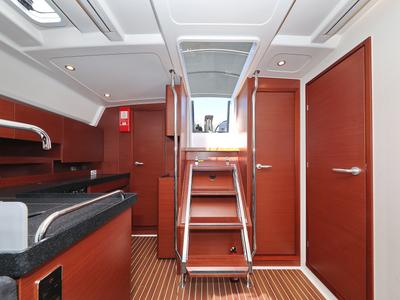Salon of Janka, a Hanse Yachts Hanse 458 sailboat at Dubrovnik, Croatia