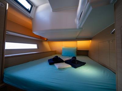 Cabin on Pontika, a Dufour 470 sailboat at Fethiye, Turkey