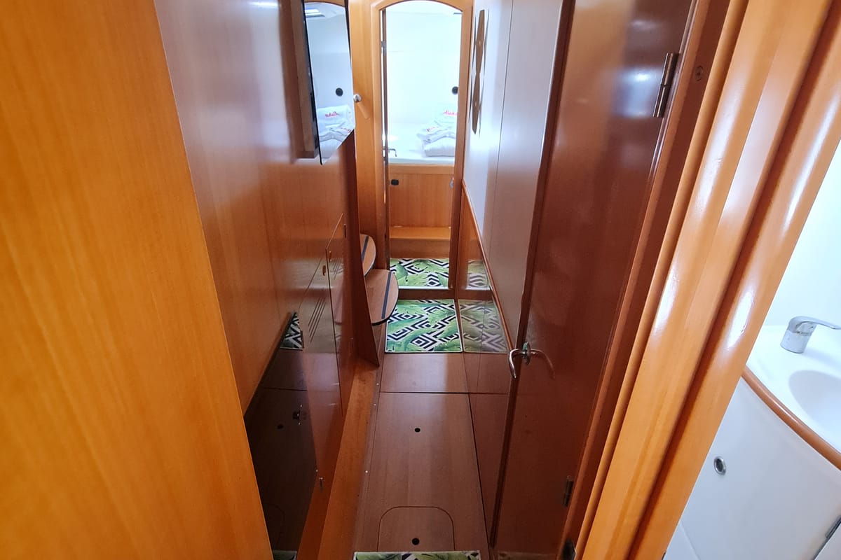 Aloha, a Lagoon 410 S2 catamaran at Fethiye, Turkey