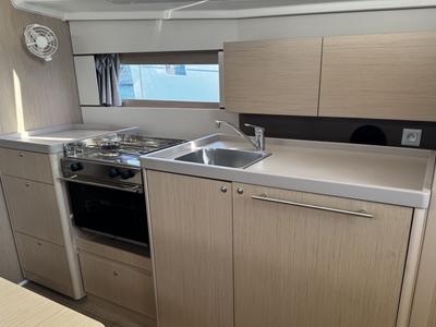 Galley of Tamara, a Beneteau Oceanis 38.1 sailboat at Općina Rogoznica, Croatia