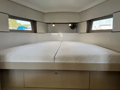 Cabin on Tamara, a Beneteau Oceanis 38.1 sailboat at Općina Rogoznica, Croatia