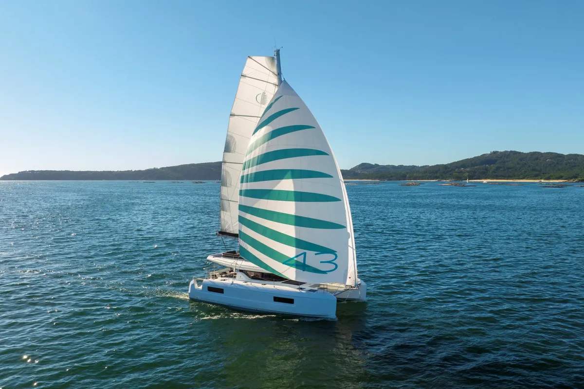 Asteria, a Lagoon Lagoon 43 catamaran at Salerno, Italy