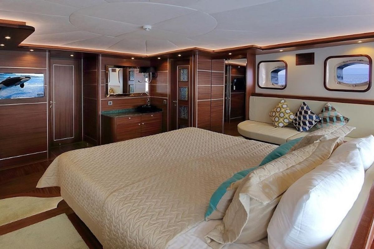 Cabin on Dragon Fly, a Gulet Custom built 183 yacht at Bodrum, Turkey