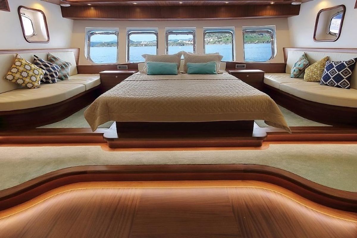 Cabin on Dragon Fly, a Gulet Custom built 183 yacht at Bodrum, Turkey