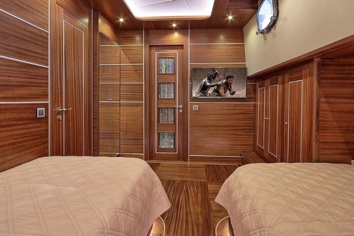 Cabin on Dragon Fly, a Gulet Custom built 183 yacht at Bodrum, Turkey