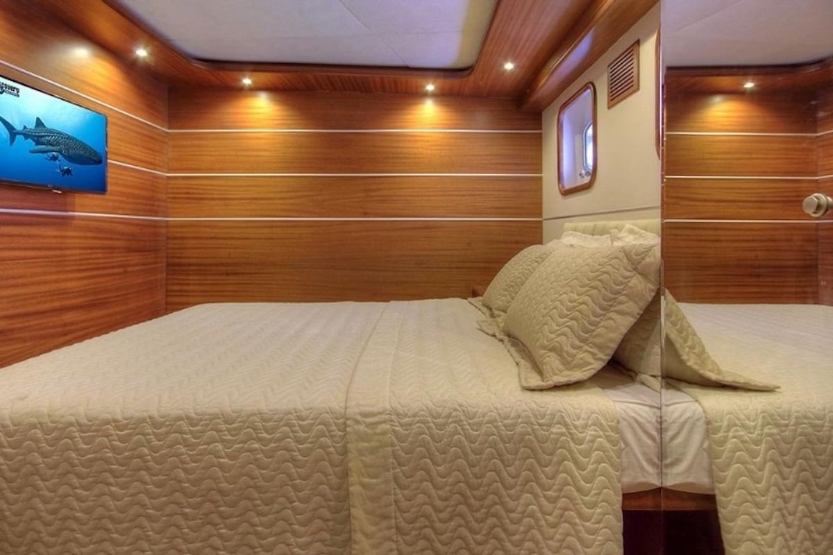 Cabin on Dragon Fly, a Gulet Custom built 183 yacht at Bodrum, Turkey